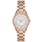 Ρολόι Michael Kors Lauryn MK3716 Με Ροζ Χρυσό Μπρασελέ Με Ζιργκόν