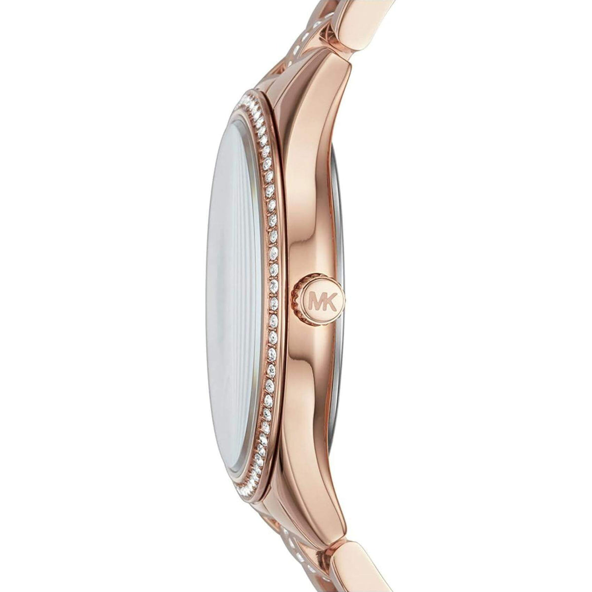 Πλαϊνή όψη ρολογιού Michael Kors Lauryn MK3716.