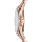 Ρολόι Michael Kors Lauryn MK3716 Με Ροζ Χρυσό Μπρασελέ Με Ζιργκόν