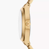 Γυναικείο ρολόι Michael Kors Lennox MK7460 με χρυσό ατσάλινο μπρασελέ και τιρκουάζ καντράν 37mm.