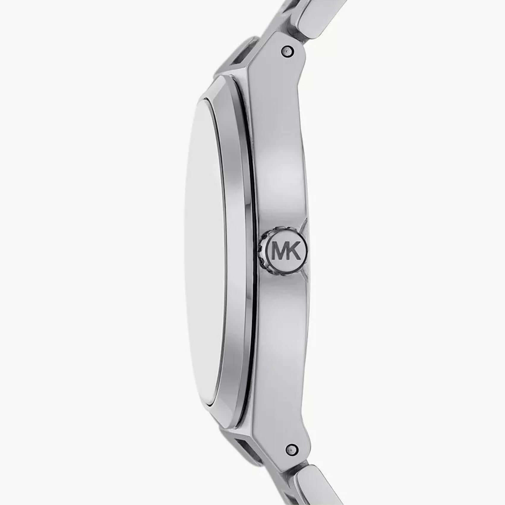 Γυναικείο ρολόι Michael Kors Lennox MK7393 με ασημί ατσάλινο μπρασελέ και ασημί καντράν 37mm.