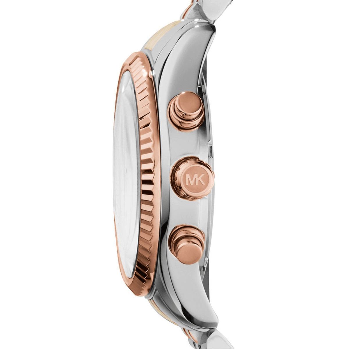 Πλαϊνή όψη ρολογιού Michael Kors Lexington MK5735.