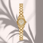 Ρολόι Michael Kors Petite Lexington MK4944SET Με Χρυσό Μπρασελέ και Λευκό Καντράν