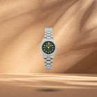 Ρολόι Michael Kors Lexington MK7580 Με Ασημί Μπρασελέ & Πράσινο Καντράν