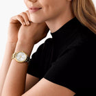Ρολόι Michael Kors Slim Runway MK7472 Με Χρυσό Μπρασελέ