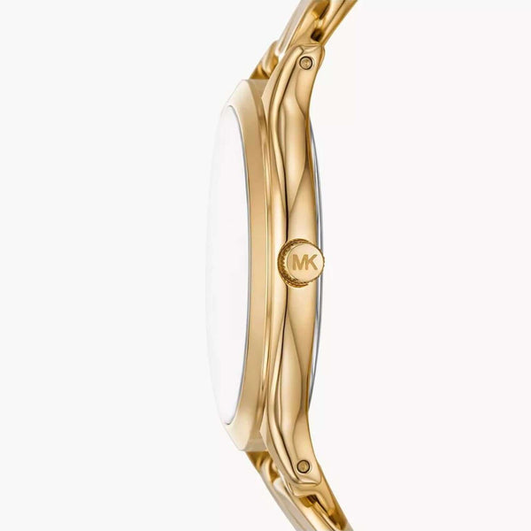 Ρολόι Michael Kors Slim Runway MK7472 Με Χρυσό Μπρασελέ ...