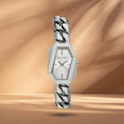 Τετράγωνο Ρολόι Michael Kors Suri MK4879 Με Ασημί Μπρασελέ