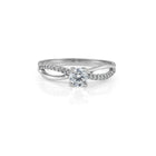 Μονόπετρο Με Διαμάντι & Πλαϊνές Πέτρες 1.29ct-H-VS2-EX Με Πιστοποίηση IGI