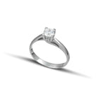 Μονόπετρο Με Διαμάντι Φλόγα 1.29ct-H-VS2-EX Με Πιστοποίηση IGI