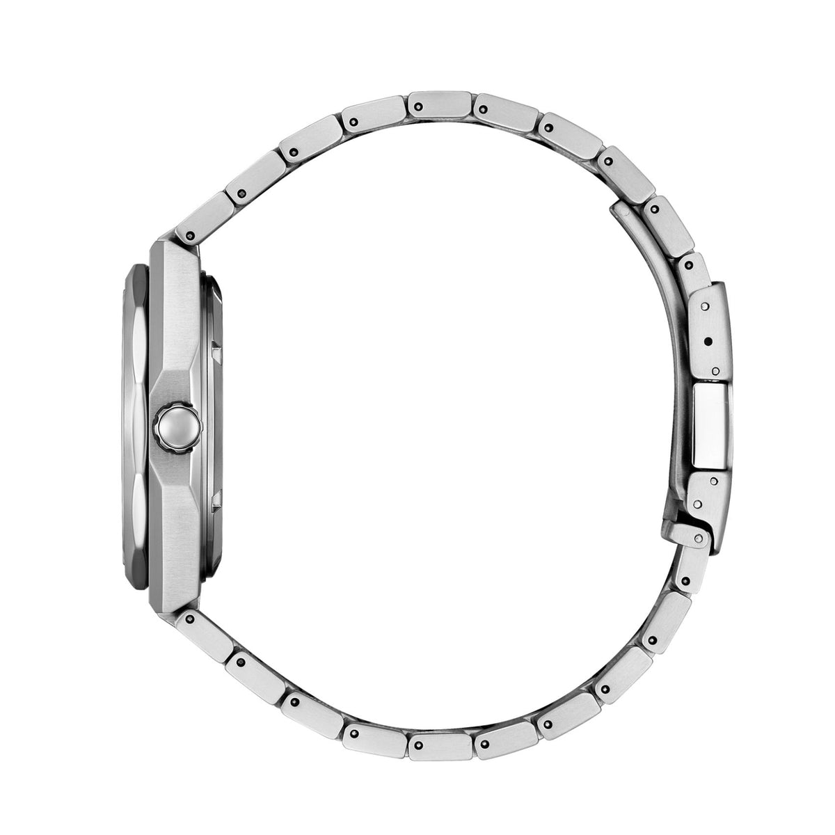 Το ασημί μπρασελέ από Super Titanium του ρολογιού Citizen Zenshin 60 NK5020-58L