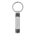Ασημί και Μαύρο Ατσάλινο Μπρελόκ HUGO BOSS HAK306D Gear Ribs