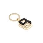 Μπρελόκ Hugo Boss Double B HAK520A σε Μαύρο και Χρυσό Χρώμα