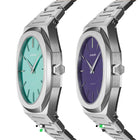Ρολόι D1 Milano Ultra Thin Dual Tone 40 mm D1-UTBJ43 Με Ασημί Μπρασελέ