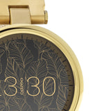 Ρολόι Smartwatch Oozoo Q00409 Με Χρυσό Ατσάλινο Μπρασελέ