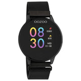 Ρολόι Smartwatch Oozoo Q00119 Με Μαύρο Ατσάλινο Μπρασελέ