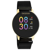 Ρολόι Smartwatch Oozoo Q00122 Με Μαύρο Ατσάλινο Μπρασελέ