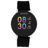 Ρολόι Smartwatch Oozoo Q00113 Με Μαύρο Λουράκι Καουτσούκ