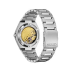 Ρολόι Citizen Super Titanium Zenshin NJ0180-80A με Ασημί Μπρασελέ & Λευκό Καντράν