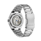 Ρολόι Citizen Super Titanium Zenshin 60 NK5020-58L με Ασημί Μπρασελέ & Γαλάζιο Καντράν