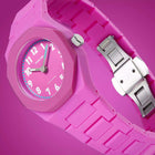 Παιδικό Ρολόι D1 Milano Flamingo D1-NCBJ03 Με Ροζ Polycarbonate Μπρασελέ