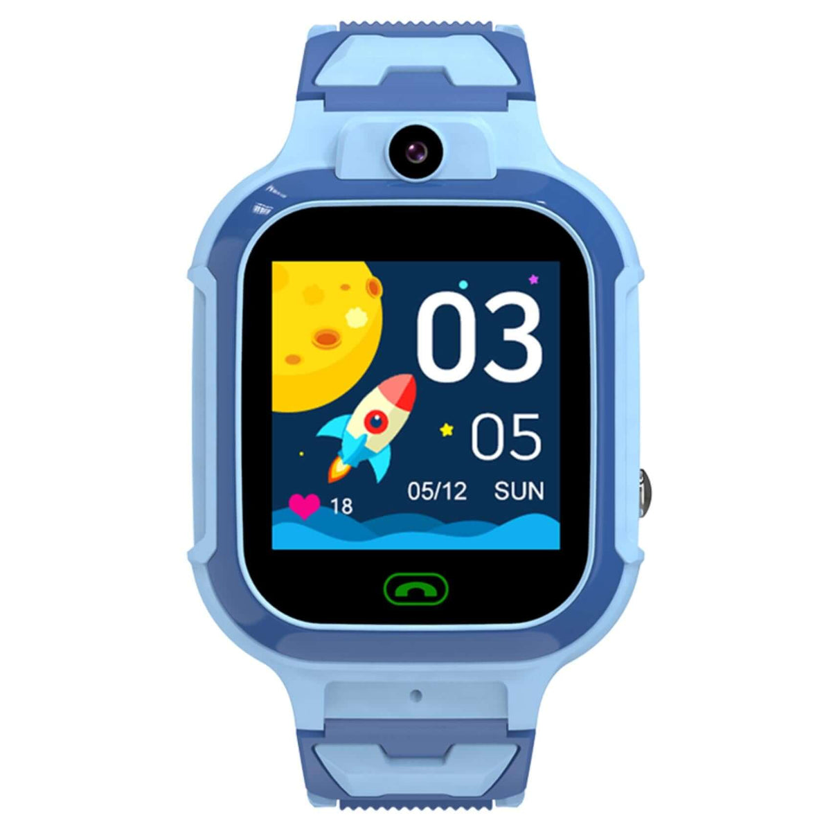Παιδικό smartwatch DAS4 Skido 4G 203050401 με γαλάζιο λουράκι και οθόνη αφής.