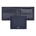 Ανδρικό Δερμάτινo Πορτοφόλι Hugo Boss HLM416N σε Μπλε Χρώμα