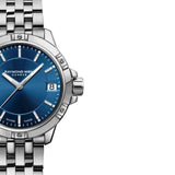 Ρολόι Raymond Weil Tango Classic Ladies 5960-ST-50011 με ασημί ατσάλινο μπρασελέ και μπλε καντράν διαμέτρου 30mm.