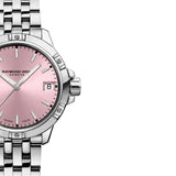 Ρολόι Raymond Weil Tango Classic Ladies 5960-ST-80001 με ασημί ατσάλινο μπρασελέ και ροζ καντράν διαμέτρου 30mm.