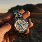 Ρολόι Roamer Competence Skeleton III 101663-47-15-10 Με Δίχρωμο Μπρασελέ