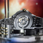 Ρολόι Roamer Competence Skeleton III 101663-47-15-10 Με Δίχρωμο Μπρασελέ