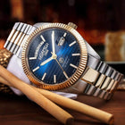 Ρολόι Roamer Primeline Daydate II 981666-47-45-50 Αυτόματο Με Δίχρωμο Μπρασελέ