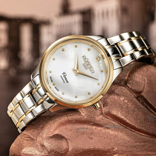 Roamer Venus Diamonds 601857-47-89-20 Με Δίχρωμο Μπρασελέ & Διαμάντια