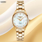 Ρολόι Roamer Venus Diamonds 601857-48-89-20 Με Χρυσό Μπρασελέ