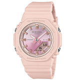 Ρολόι Casio G-Shock GMA-P2100SG-4AER με σομόν λουράκι από καουτσούκ και οκτάγωνο ροζ καντράν 45,4mm. με ημερομηνία.