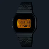 Unisex ρολόι Casio Vintage ABL-100WE-1AEF με φωτιζόμενη οθόνη LED.
