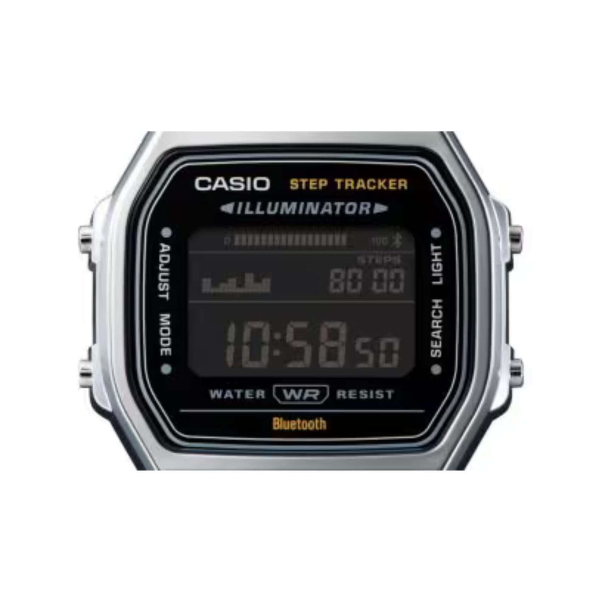 Unisex ρολόι Casio Vintage ABL-100WE-1BEF με Bluetooth και συγχρονισμό με smartphone για ακριβή ώρα.