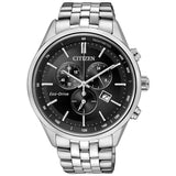 Ρολόι Citizen Eco-Drive AT2141-87E Χρονογράφος Με Ασημί Μπρασελέ