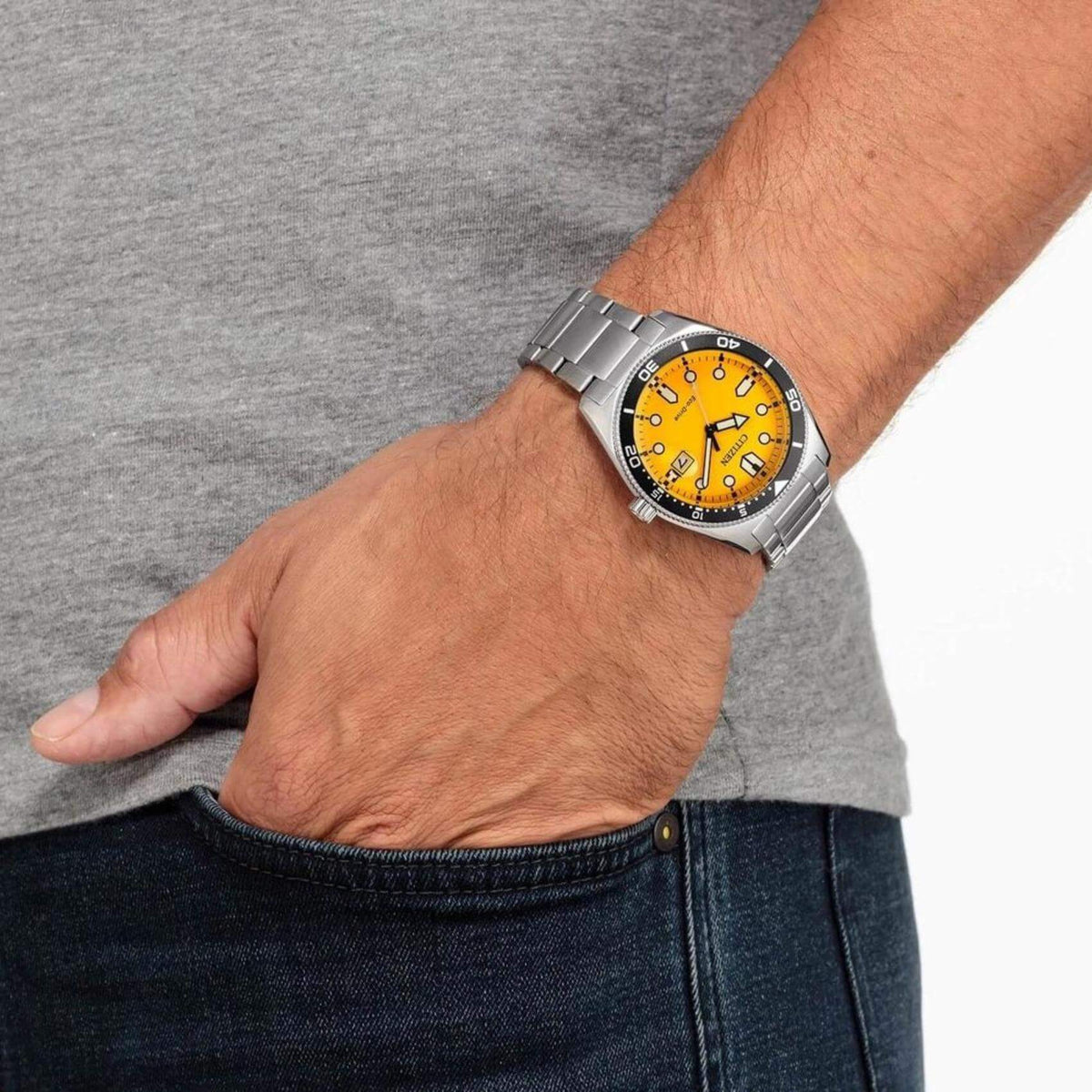 Ρολόι Citizen Eco-Drive AW1760-81Z Με Ασημί Μπρασελέ
