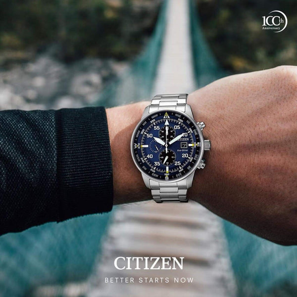 Ρολόι Citizen Eco-Drive CA0690-88L Χρονογράφος Με Ασημί Μπρασελέ