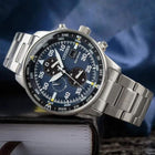 Ρολόι Citizen Eco-Drive CA0690-88L Χρονογράφος Με Ασημί Μπρασελέ