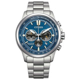 Ρολόι Citizen Eco-Drive CA4570-88L Χρονογράφος Με Ασημί Μπρασελέ