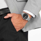 Αυτόματο Ρολόι Citizen NH8400-87EE Με Ασημί Μπρασελέ & Μαύρο Καντράν