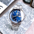 Αυτόματο Ρολόι Citizen NH8400-87LE Με Ασημί Μπρασελέ & Μπλε Καντράν
