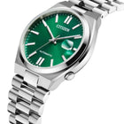 Αυτόματο Ρολόι Citizen NJ0150-81X Tsuyosa Με Ασημί Μπρασελέ & Πράσινο Καντράν