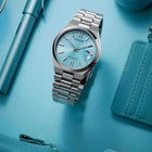Αυτόματο Ρολόι Citizen NJ0151-88M Tsuyosa Με Ασημί Μπρασελέ & Γαλάζιο Καντράν