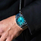 Αυτόματο Ρολόι Citizen NJ0151-88X Tsuyosa Με Ασημί Μπρασελέ & Τιρκουάζ Καντράν