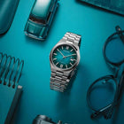 Αυτόματο Ρολόι Citizen NJ0151-88X Tsuyosa Με Ασημί Μπρασελέ & Τιρκουάζ Καντράν