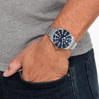 Ρολόι Citizen Promaster Divers NB6021-68L Με Ασημί Μπρασελέ & Μπλε Καντραν