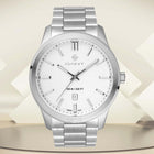 Ρολόι Gant Bridgeton G182007 Με Ασημί Μπρασελέ & Άσπρο Καντράν