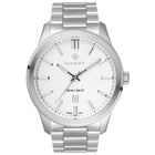 Ρολόι Gant Bridgeton G182007 Με Ασημί Μπρασελέ & Άσπρο Καντράν